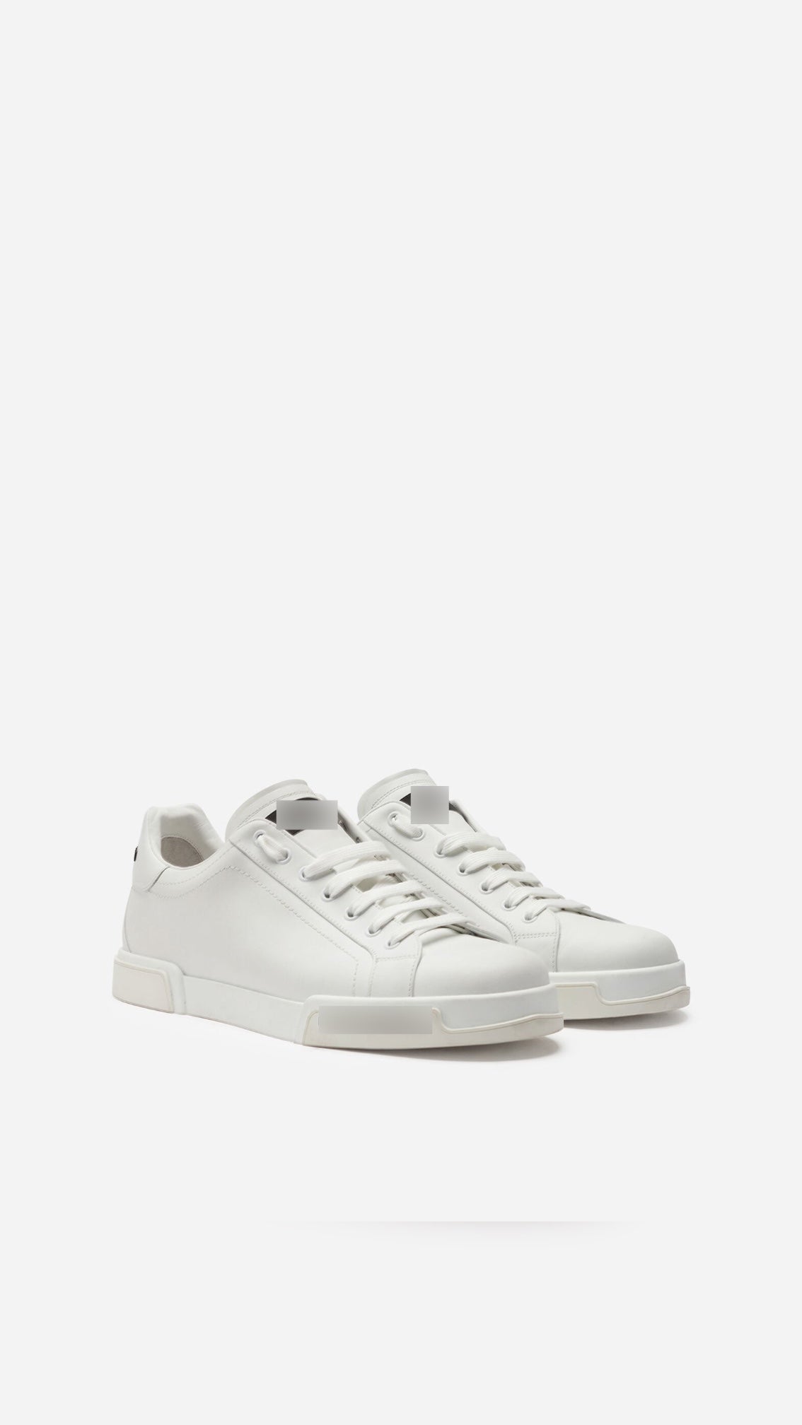D&g white sneakers